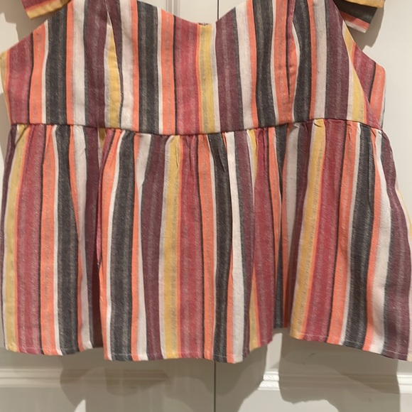 Striped BabyDoll Blouse - Picture 4 of 7